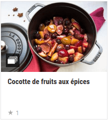Cocotte de fruits aux épices