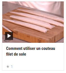 Comment utiliser un couteau filet de sole