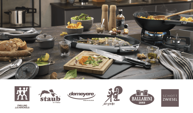 Retrouvez tous nos marques : Zwilling, staub, demeyere, miyabi, ballarini